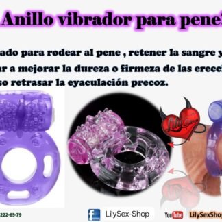 ANILLO VIBRADOR para pene silicom