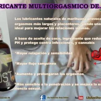 LUBRICANTE  MULTIORGÁSMICO DE 🌿 CANNABIS