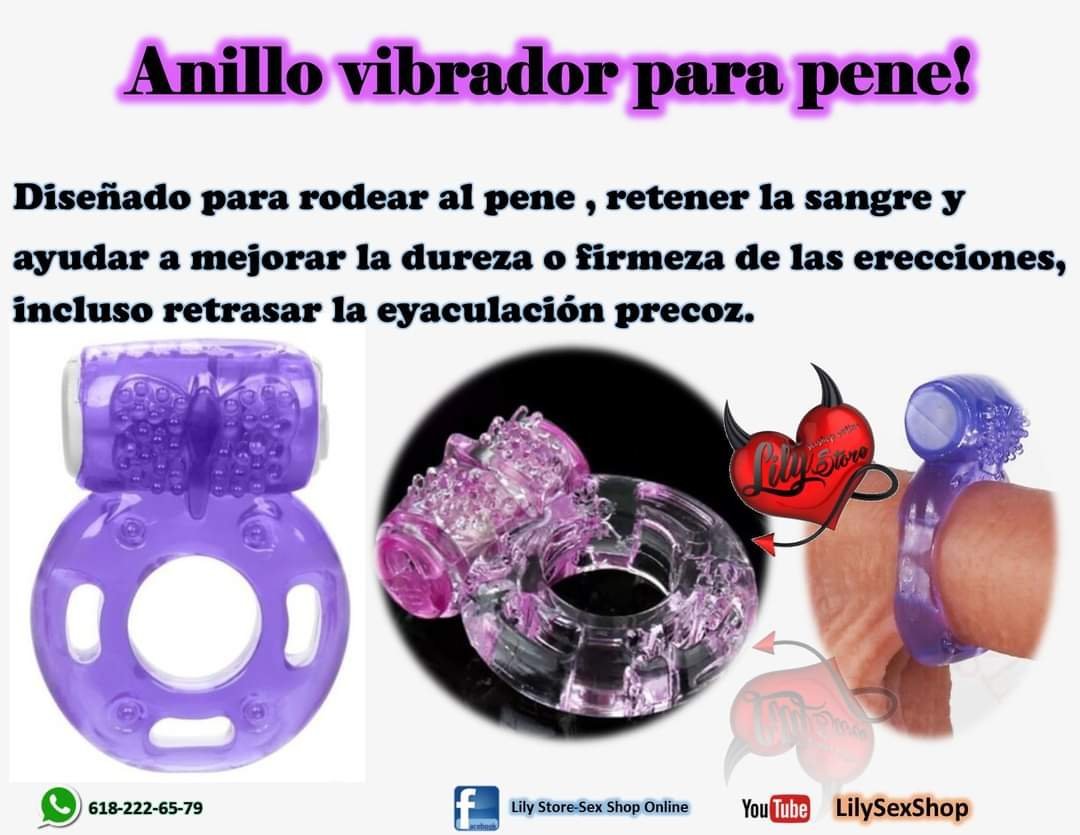 ANILLO VIBRADOR para pene silicom – Lily Sex Shop