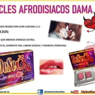 CHICLES AFRODISÍACOS PARA DAMA