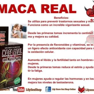 MACA REAL! más semen más rendimiento!