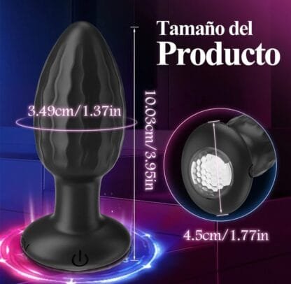 Plug Anal Vibrador Luz 🚦 - Imagen 3