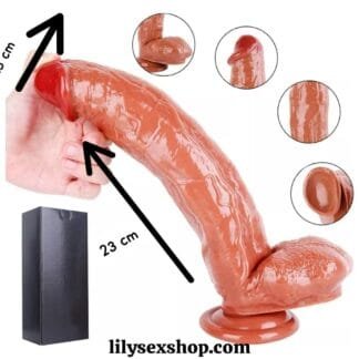 CONSOLADOR REALISTA SILICONA