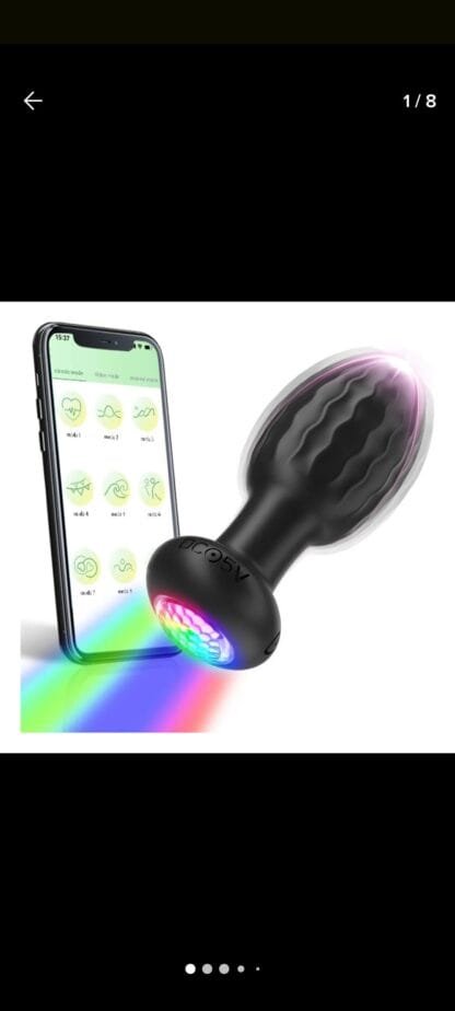 Plug Anal Vibrador Luz 🚦 - Imagen 5