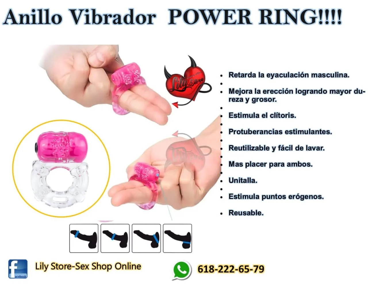 Anillo vibrador POWER RING!!!!