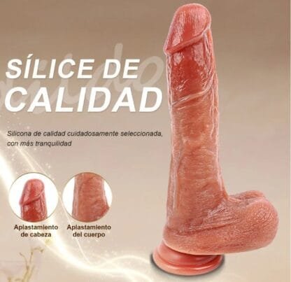 CONSOLADOR VIBRADOR TELESCOPICO CON TEMPERATURA 🌡️ - Imagen 5
