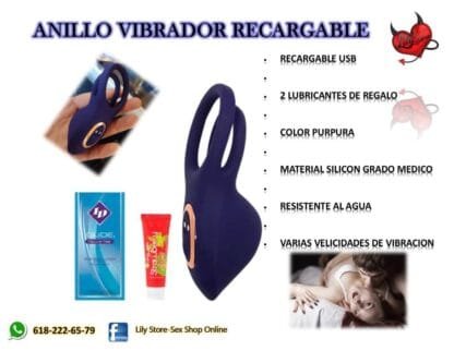 ANILLO VIBRADOR RECARGABLE