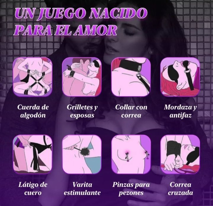 KIT BONDAGE 10 PZAS. - Imagen 2