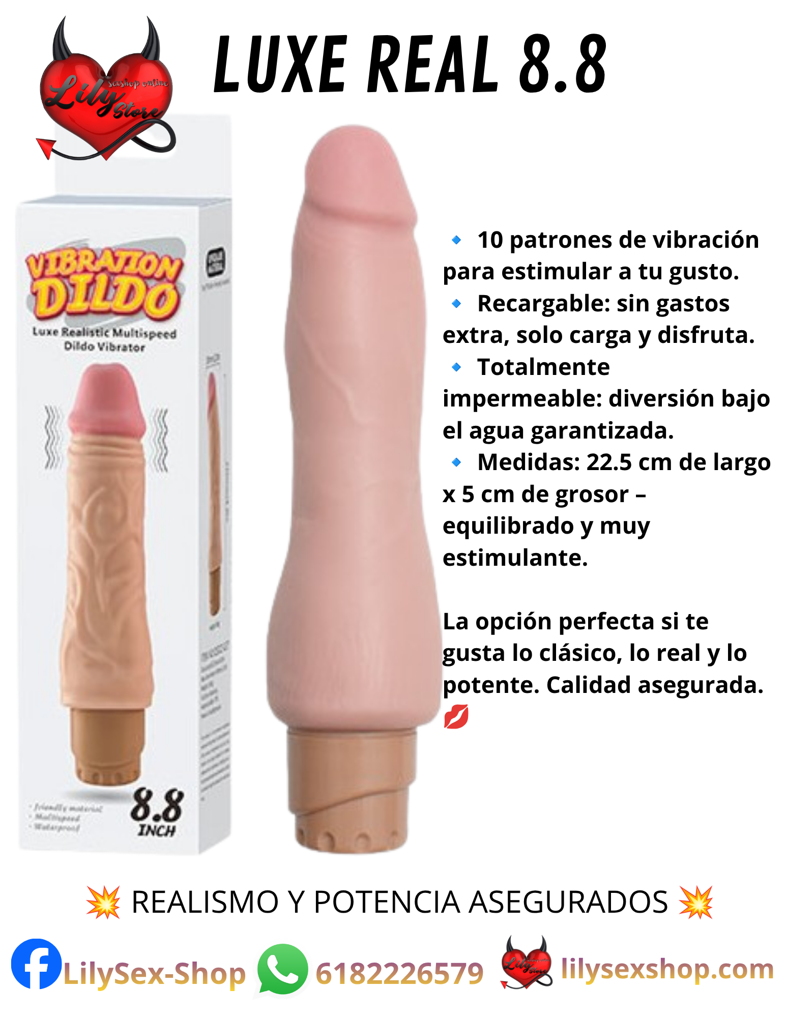 DILDO VIBRADOR LUXE