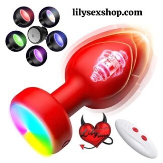 Plug Anal Vibrador Rojo